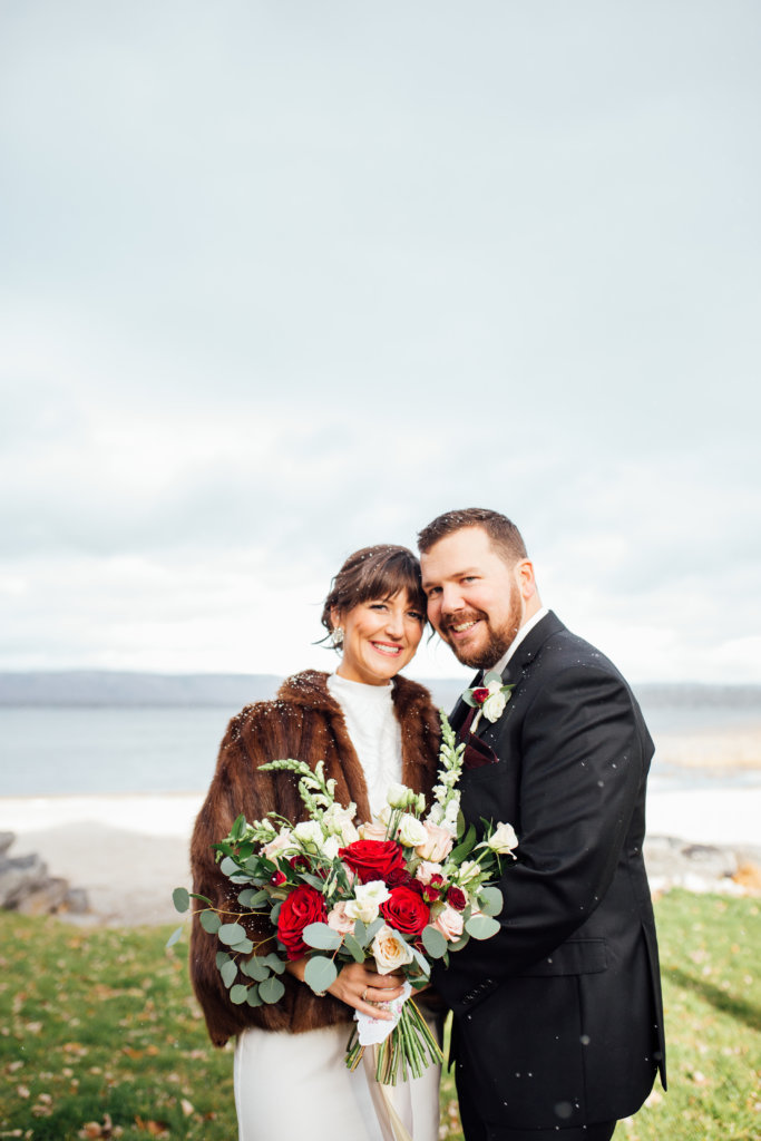 Romantic Winter Wedding Photos in Constance Bay, On • Saidia Photography - 