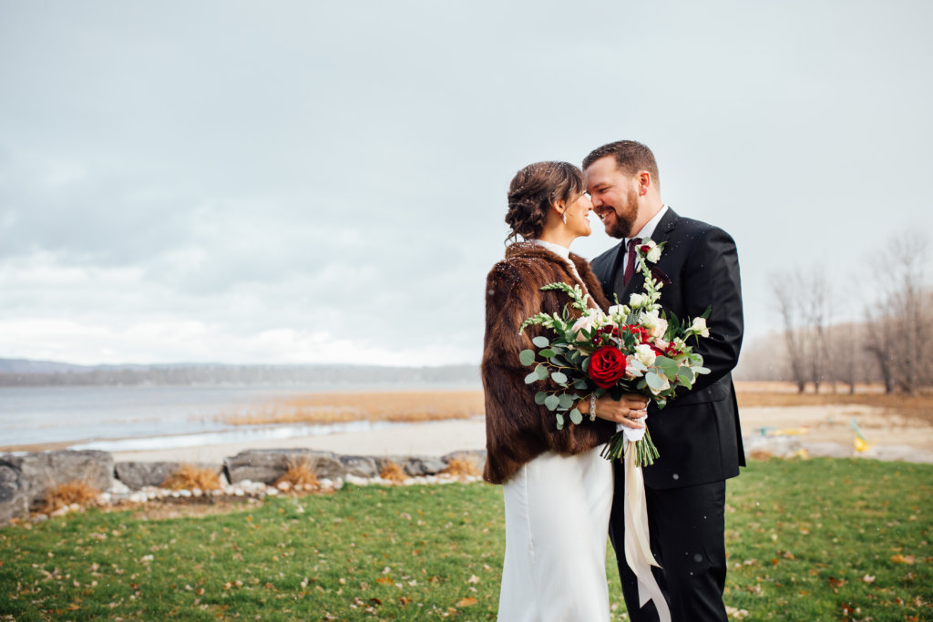 Romantic Winter Wedding Photos in Constance Bay, On • Saidia Photography - 