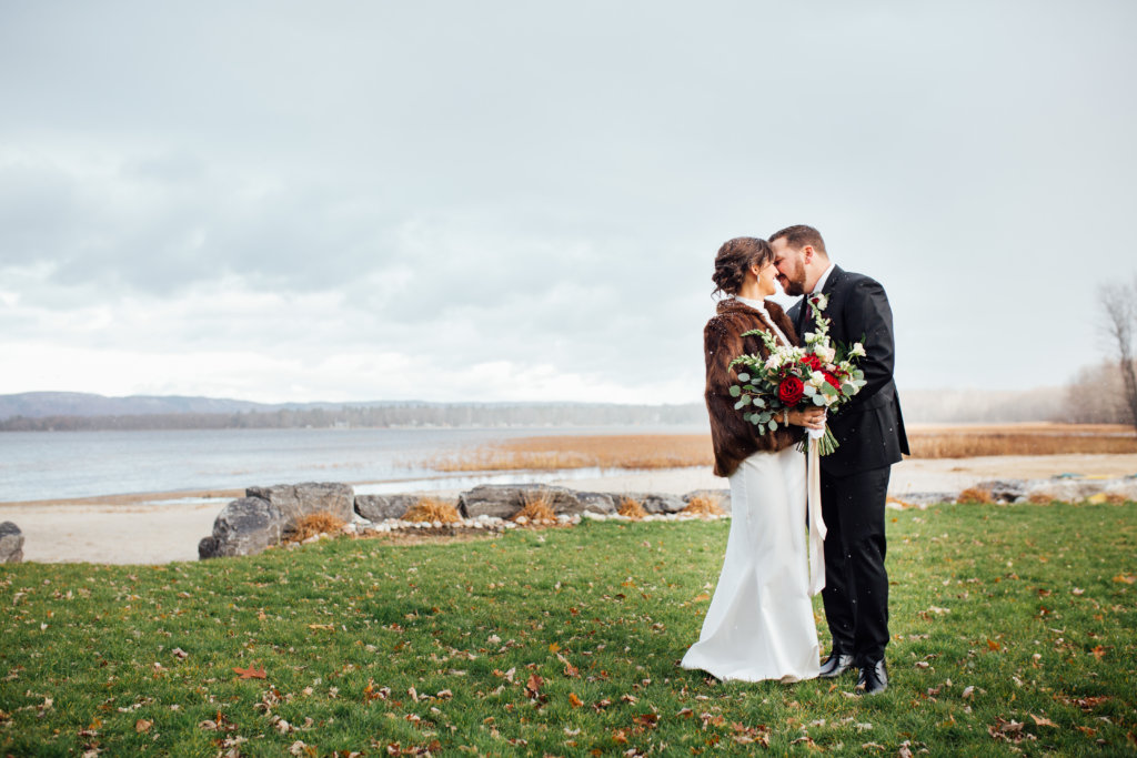 Romantic Winter Wedding Photos in Constance Bay, On • Saidia Photography - 