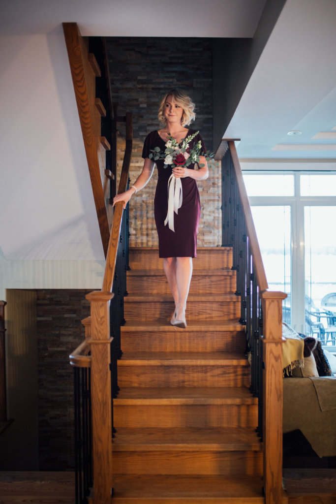 Romantic Winter Wedding Photos in Constance Bay, On • Saidia Photography - 