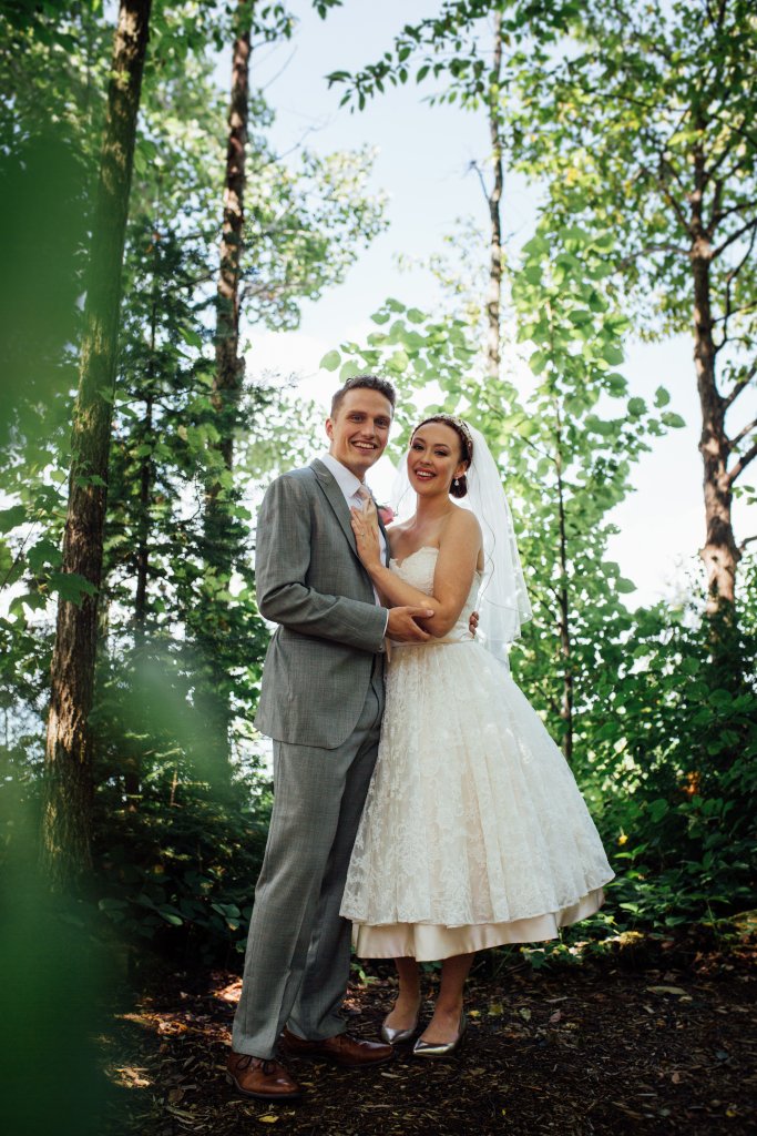 Beachside Wedding Photos on (Serenity Cottage) Lake Huron by Saidia Photography - 