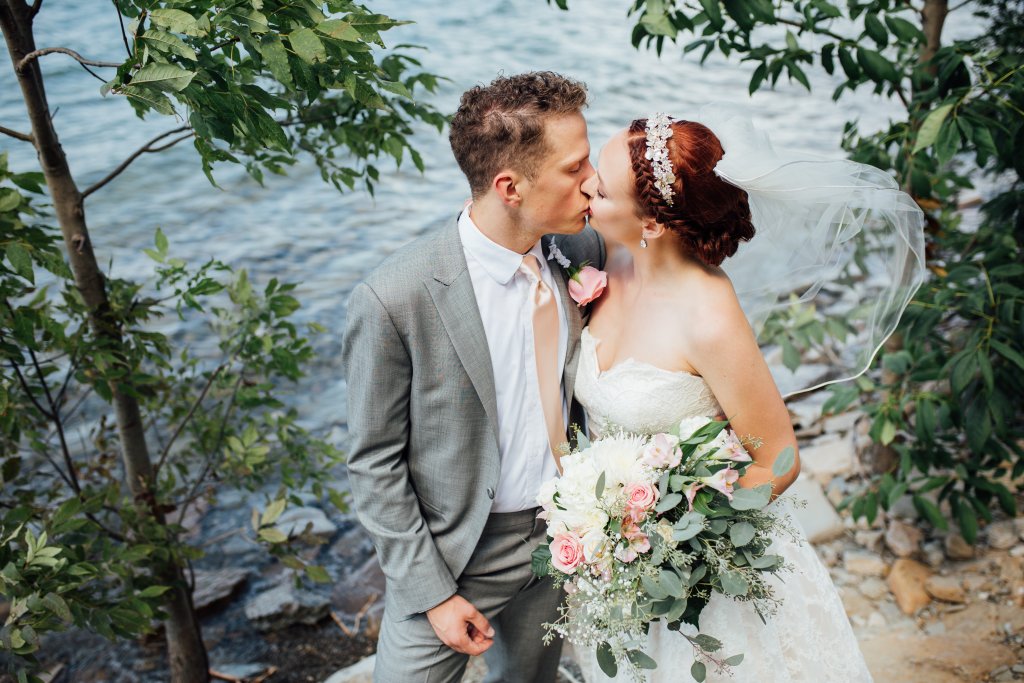 Beachside, Lifestyle Wedding Photos on (Serenity Cottage) Lake Huron by Saidia Photography - 