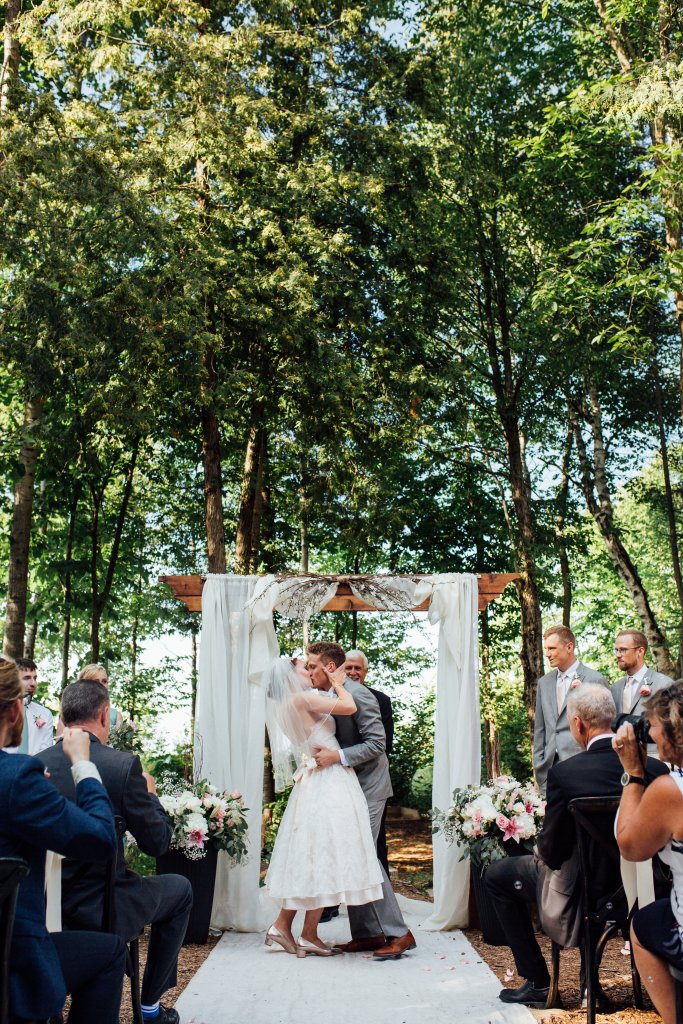 Beachside Wedding Photos on (Serenity Cottage) Lake Huron by Saidia Photography - 