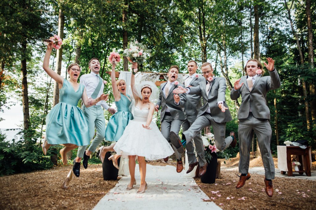 Beachside Wedding Photos on (Serenity Cottage) Lake Huron by Saidia Photography - 
