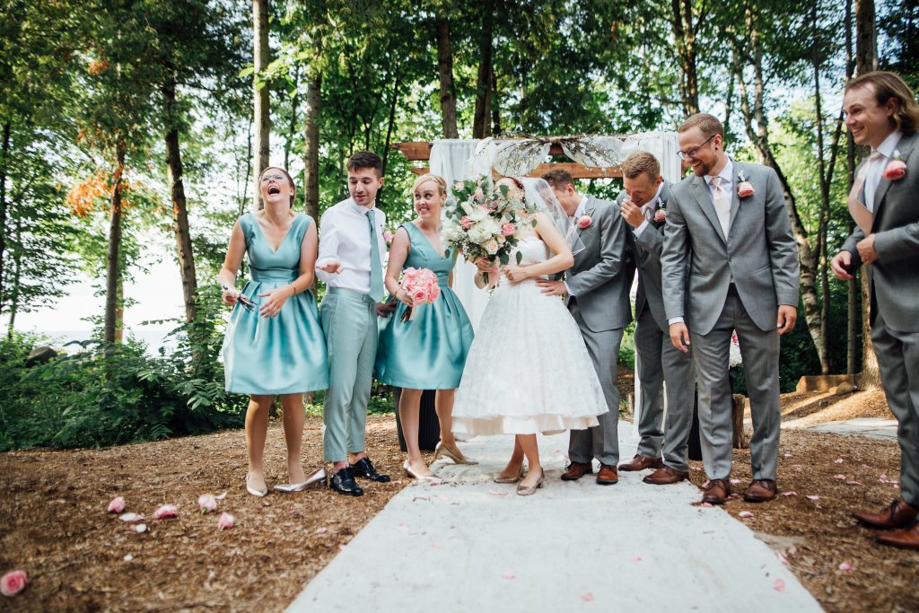 Beachside Wedding Photos on (Serenity Cottage) Lake Huron by Saidia Photography - 