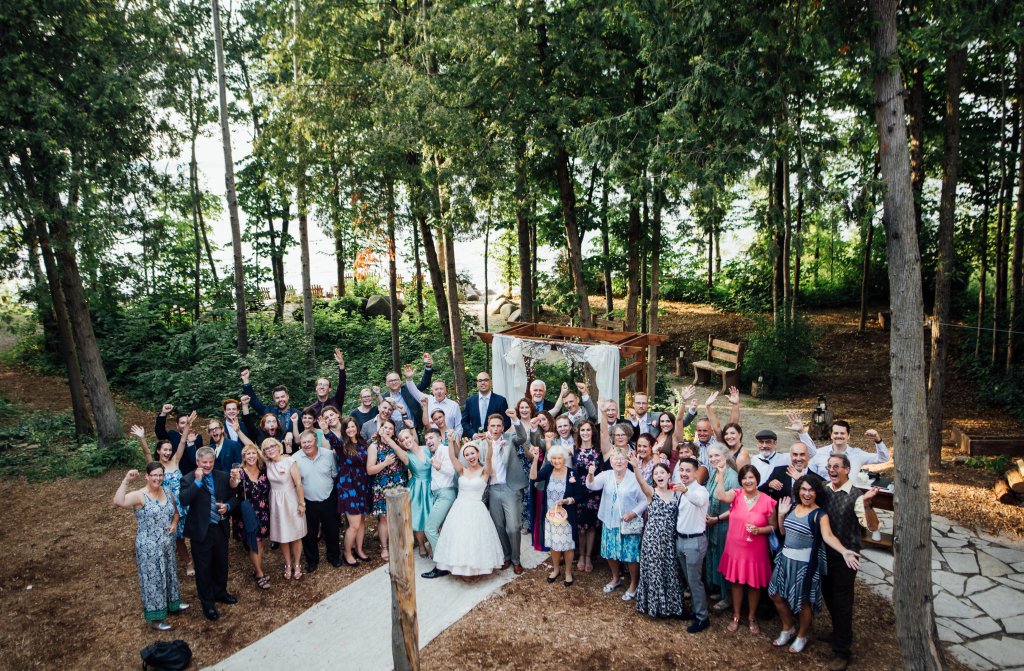 Beachside Wedding Photos on (Serenity Cottage) Lake Huron by Saidia Photography - 