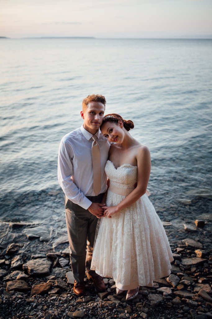 Beachside Wedding Photos on (Serenity Cottage) Lake Huron by Saidia Photography - 