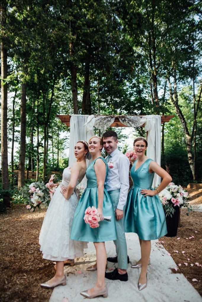 Beachside Wedding Photos on (Serenity Cottage) Lake Huron by Saidia Photography - 