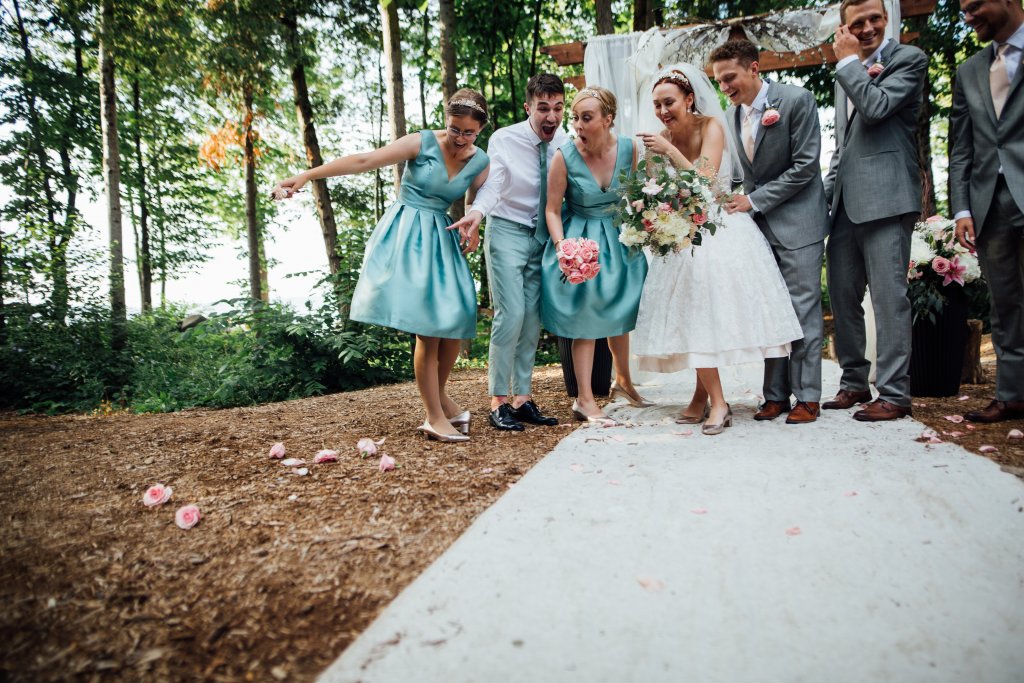 Beachside Wedding Photos on (Serenity Cottage) Lake Huron by Saidia Photography - 