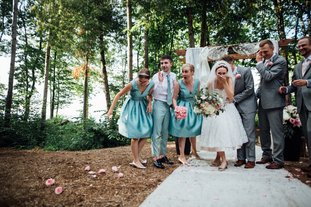 Beachside Wedding Photos on (Serenity Cottage) Lake Huron by Saidia Photography - 