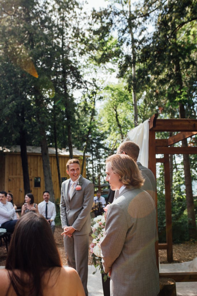 Beachside Wedding Photos on (Serenity Cottage) Lake Huron by Saidia Photography - 