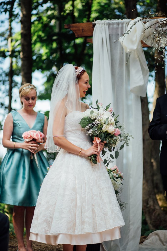 Beachside Wedding Photos on (Serenity Cottage) Lake Huron by Saidia Photography - 