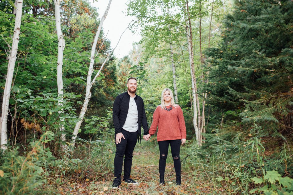 Romantic, Lifestyle Engagement in Lanark Highlands, ON (Saidia Photography) - 
