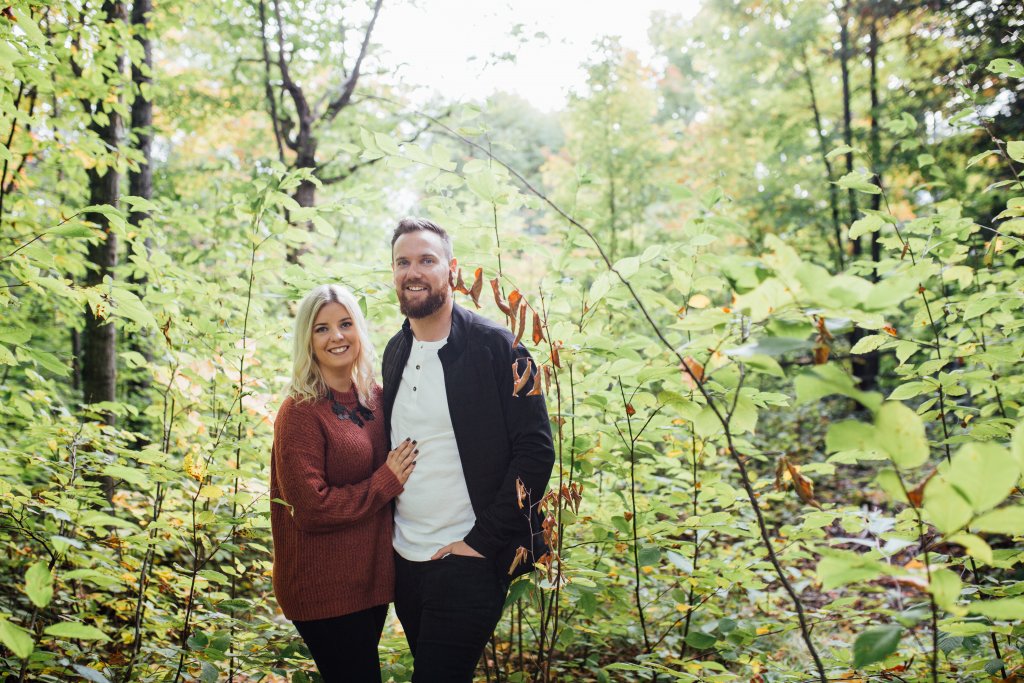 Romantic, Lifestyle Engagement in Lanark Highlands, ON (Saidia Photography) - 