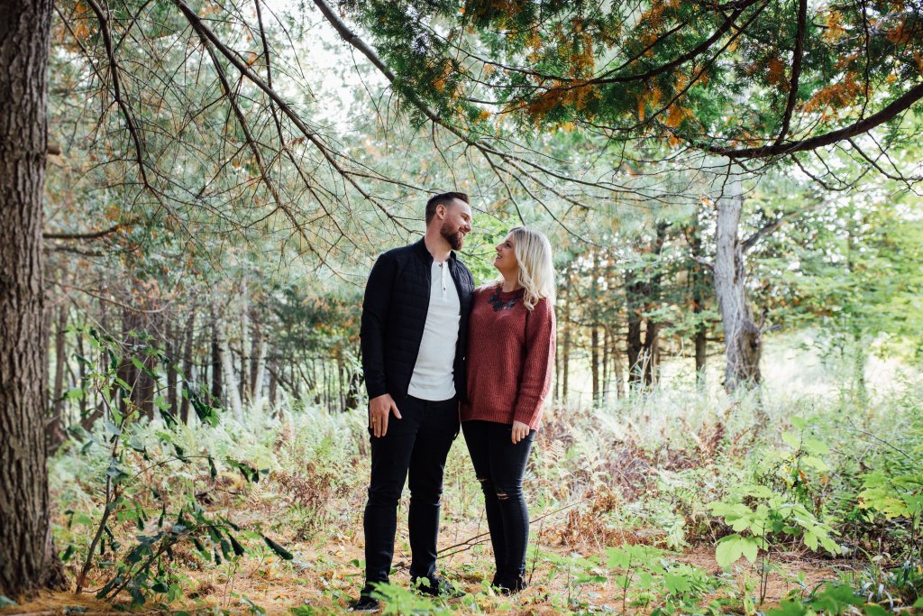 Romantic, Lifestyle Engagement in Lanark Highlands, ON (Saidia Photography) - 