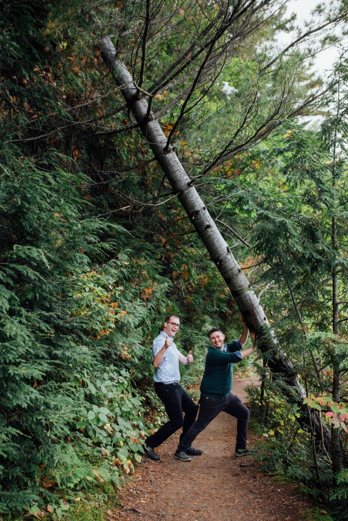 Intimate, September Engagement Photos at Pink Lake, QC - 