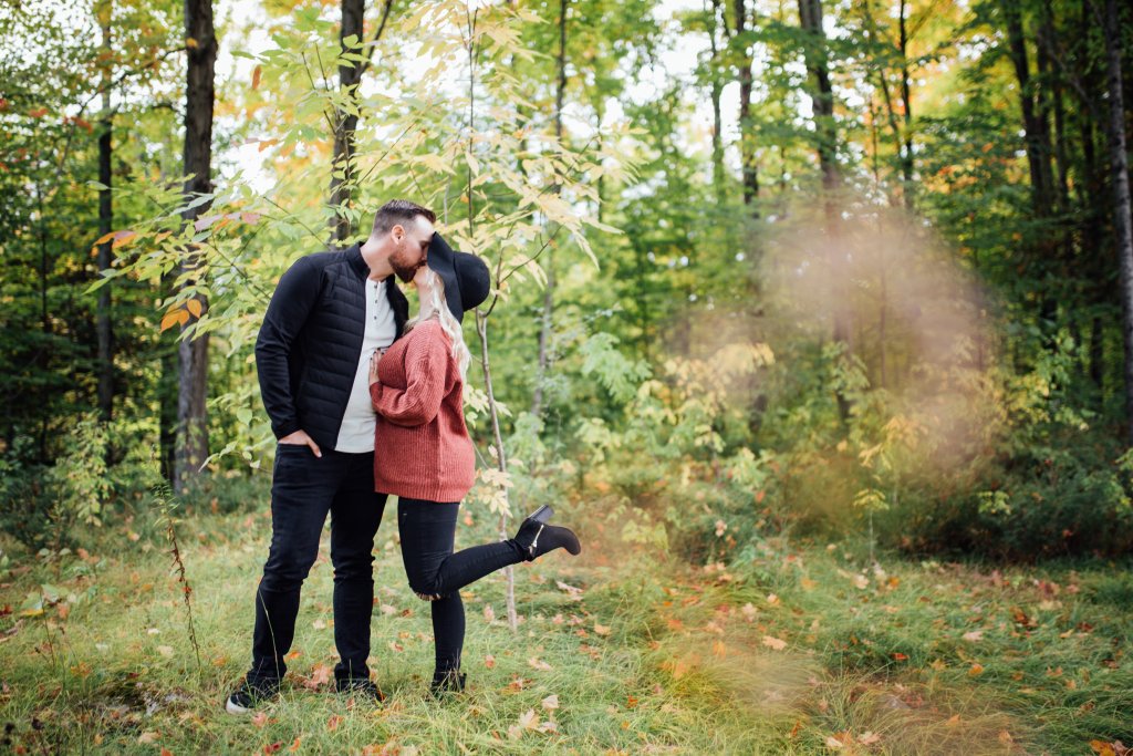 Romantic, Lifestyle Engagement in Lanark Highlands, ON (Saidia Photography) - 