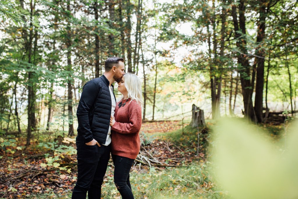 Romantic, Lifestyle Engagement in Lanark Highlands, ON (Saidia Photography) - 