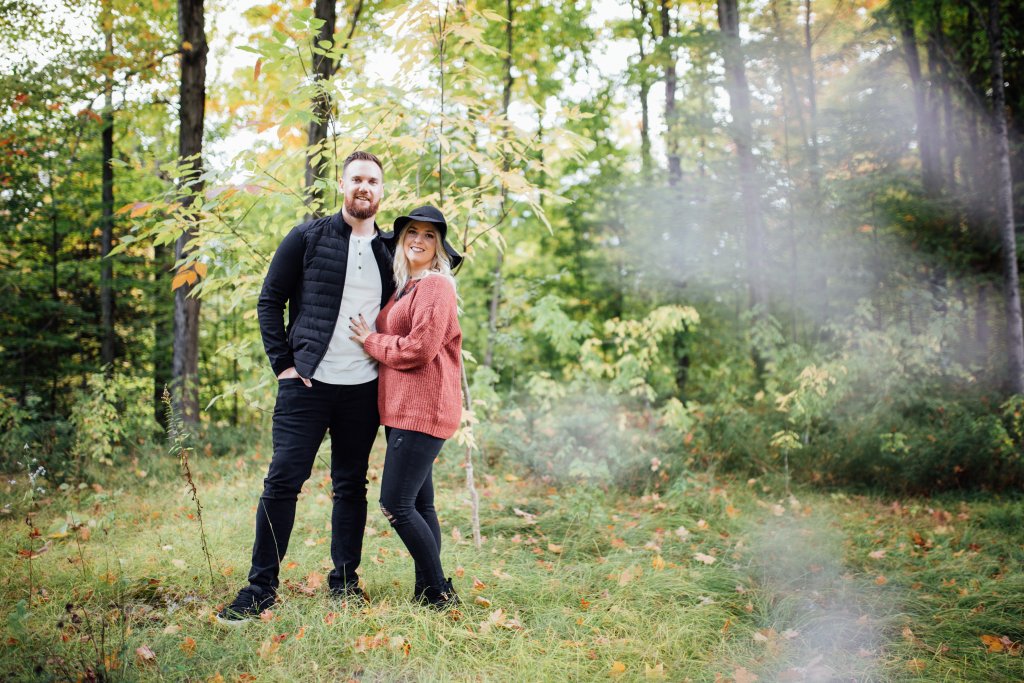Romantic, Lifestyle Engagement in Lanark Highlands, ON (Saidia Photography) - 