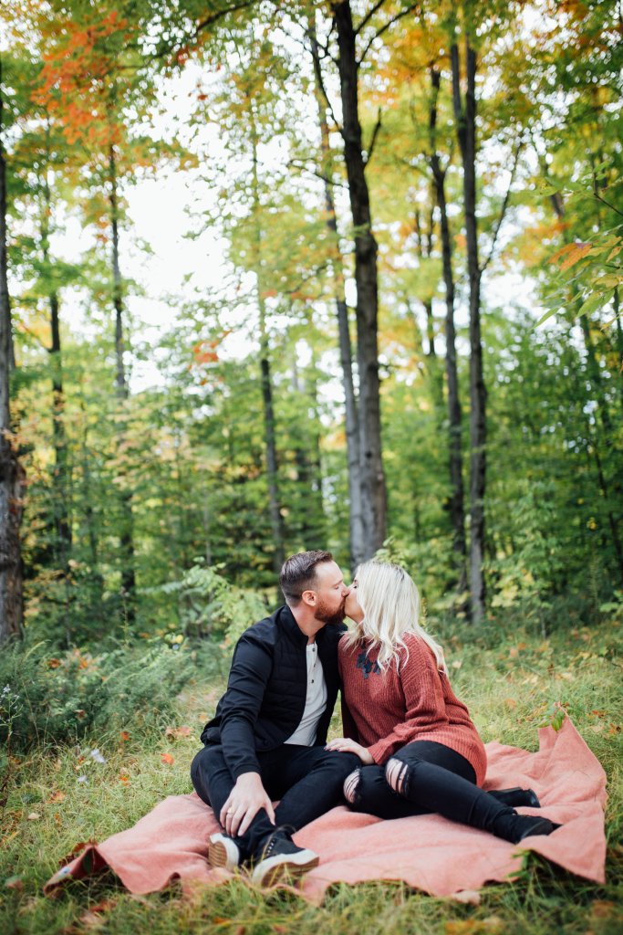 Romantic, Lifestyle Engagement in Lanark Highlands, ON (Saidia Photography) - 