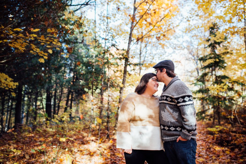 A Colourful Autumn Engagement Session in Mississippi Mills, ON by Saidia Photography - 