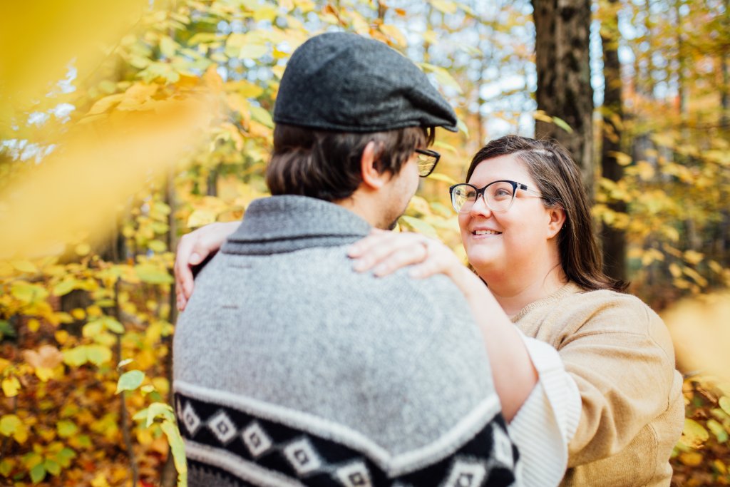 A Colourful Autumn Engagement Session in Mississippi Mills, ON by Saidia Photography - 