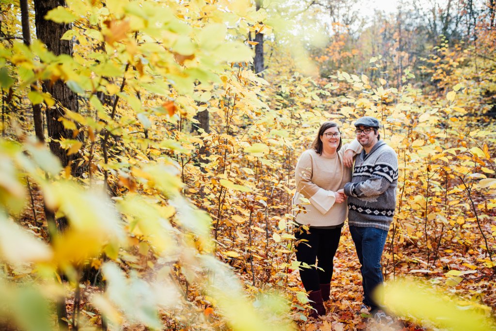 A Colourful Autumn Engagement Session in Mississippi Mills, ON by Saidia Photography - 