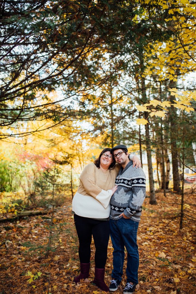 A Colourful Autumn Engagement Session in Mississippi Mills, ON by Saidia Photography - 