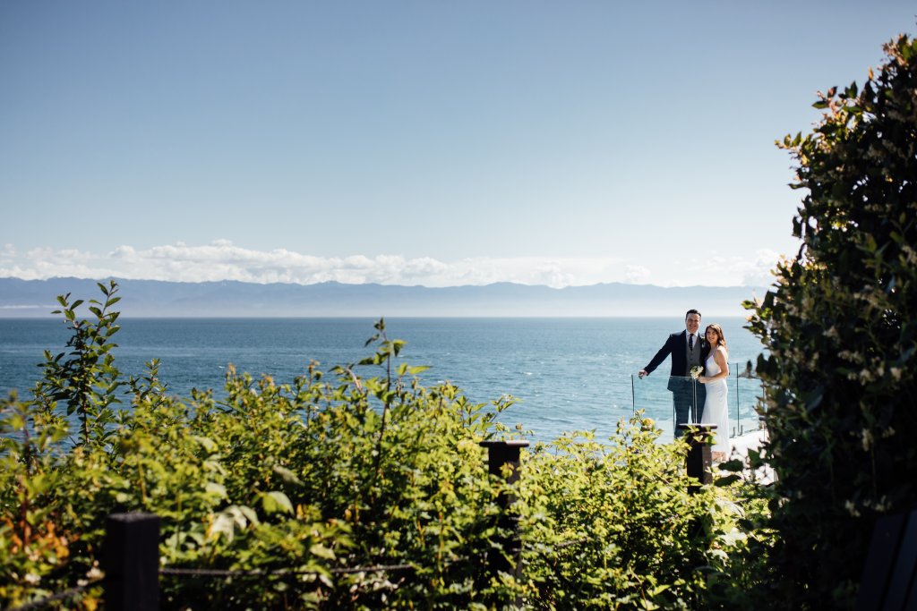 Wedding at 'The Cove' Otter Point on Vancouver Island by Saidia ZA - 