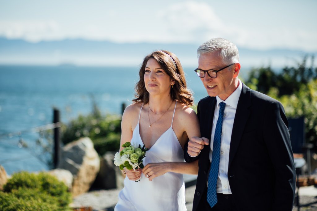 Wedding at 'The Cove' Otter Point on Vancouver Island by Saidia ZA - 
