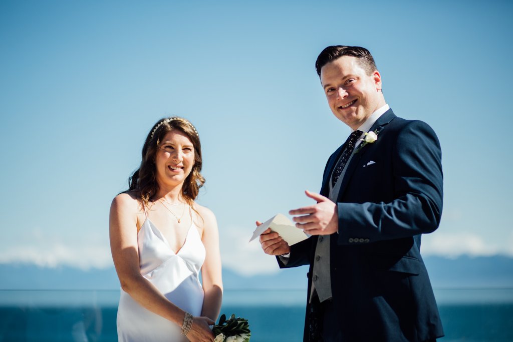 Wedding at 'The Cove' Otter Point on Vancouver Island by Saidia ZA - 