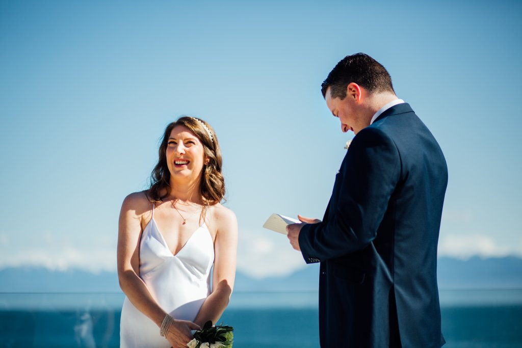Wedding at 'The Cove' Otter Point on Vancouver Island by Saidia ZA - 