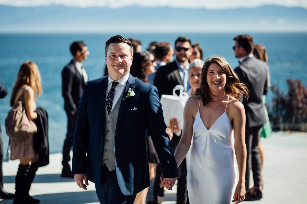 Wedding at 'The Cove' Otter Point on Vancouver Island by Saidia ZA - 