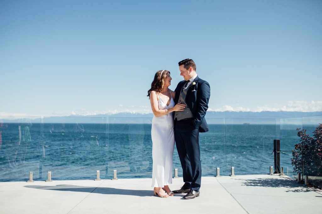 Wedding at 'The Cove' Otter Point on Vancouver Island by Saidia ZA - 