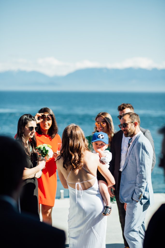 Wedding at 'The Cove' Otter Point on Vancouver Island by Saidia ZA - 