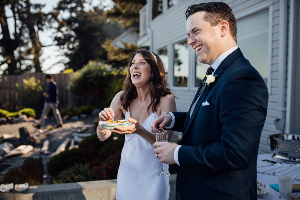 Wedding at 'The Cove' Otter Point on Vancouver Island by Saidia ZA - 