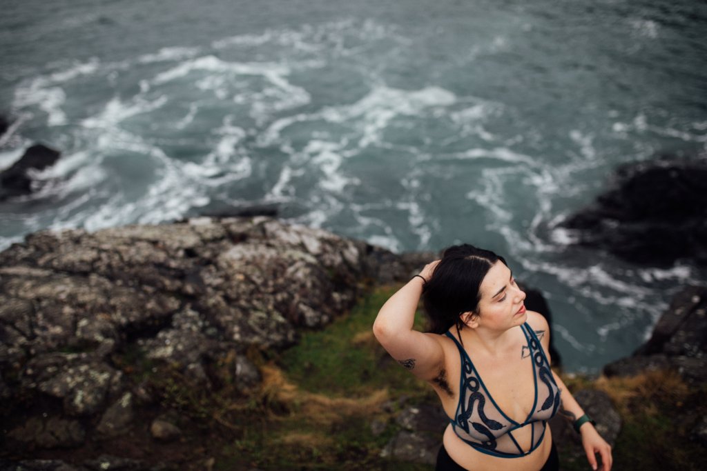 Outdoor Boudoir Session, Sooke, BC - 