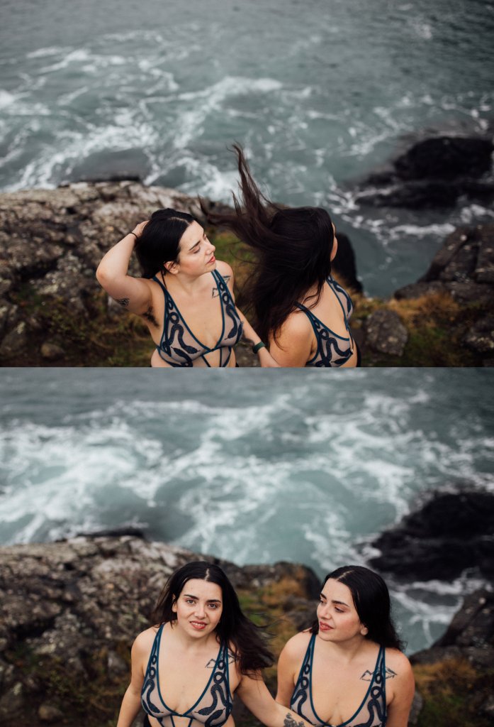 Outdoor Boudoir Session, Sooke, BC - 